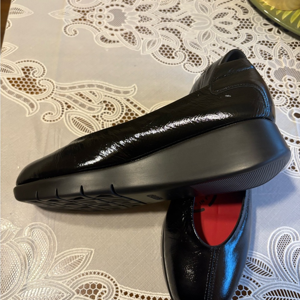 SAYDO SONIA BLACK PLUSH SLIP-ON SHOE (WOMEN'S) Size 41(US10.5) - Picture 7 of 7